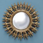 Miroir convexe ornement