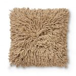 Coussin Laine feutrée beige