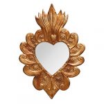 Miroir ex-voto doré
