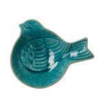 Assiette creuse oiseau bleu