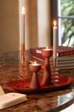 Bougeoir verre coloré – Image 2