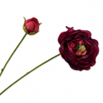 Fleur artificielle - Renoncule bordeaux