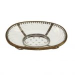 Porte savon verre & laiton