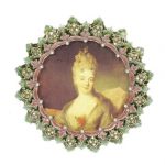 Porte photo feuilles émaillées