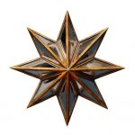 Etoile miroir rose des vents