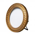 Porte photo rond fleuri