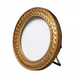 Porte photo rond fleuri