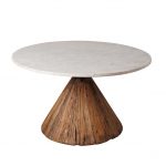 Table basse Marbre & bois