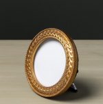 Porte photo rond fleuri – Image 2