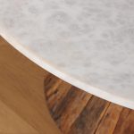 Table basse Marbre & bois – Image 3