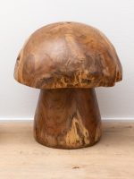 3 champignons en teck – Image 3