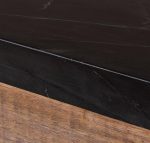 Ilot marbre avec table coulissante – Image 5
