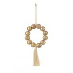 Petite couronne perles en bois