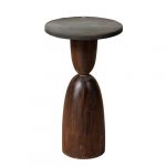 Table d'appoint marbre noir – Image 4