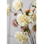 Fleur artificielle - Dahlia ramifié crème – Image 2
