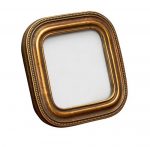 Petit porte-photo or vieilli