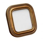 Petit porte-photo or vieilli