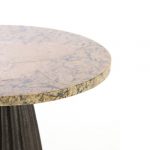 Table d'appoint marbre orange – Image 2