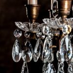 Girandole Bronze & verre – Image 2