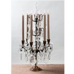 Girandole Bronze & verre