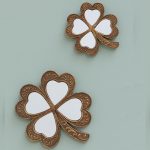 Mini miroir trèfle