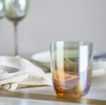 Set 4 verres à eau irisés – Image 2
