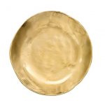 Assiette 22cm Or