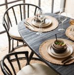 Set de table en jute frangé – Image 2