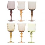 Set 6 verres à vins dépareillés