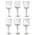 Set 6 verres à vins dépareillés – Image 2