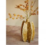 Vase céramique ocre – Image 2