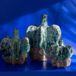 Vase céramique bleu – Image 2