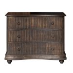 Commode bois noircie