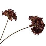 Fleur artificielle - Hortensia brun